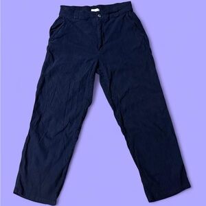 Halston Heritage Navy Blue Chinos